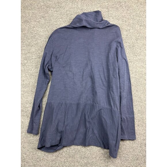 Carve Designs Cardigan Women's L Blue Pockets Open Front Lightweight Cotton - Picture 8 of 8